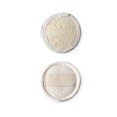10 Round Loofah Facial Cleansing Pads for Makeup Removal