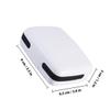Hard-Shell Hearing Aid Case, White Plastic Storage Box view 2