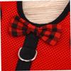 ibasenice Lightweight Breathable Pet Harness with Leash - Red Bow Design for Small Pets Size S view 4