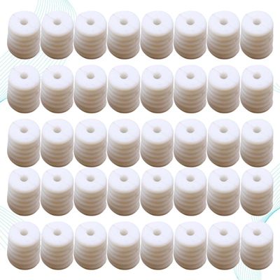 IMUSINICE Adjustable Mask Buckles, White Silicone Ear Protector Hooks, 200 Count