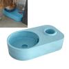 YUGSHNKFC Cat Water Fountain, Mineral Water Dispenser, Quiet Plastic Automatic Filtered Fountain and Food Bowl view 2