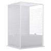 KALLORY Durable White Acrylic Feeding Box with Air Circulation for Small Praying Mantises view 1