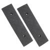 COOPHYA 2-Piece PE Threshold Ramps with Soft Surface, Portable Ramps for Wheelchairs and Bicycles, Black view 1