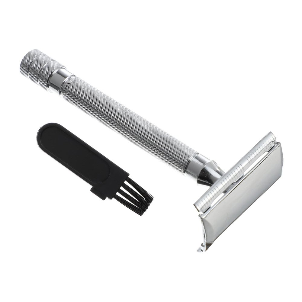 Aluminum Alloy Safety Razor for Beard Shaving and Contouring