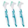 Mikikit Turtle Shell Brushes with Non-Slip Handle - 3 Pack view 1
