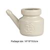 YWMJZEU Ceramic Leakproof Nasal Rinse Pot, Gray view 3