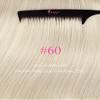 YoungSee Tape-In Human Hair Extensions, Platinum Blonde, 55 cm, 50 g, 60A view 2
