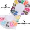 GALPADA 8 Boxes Decorative Polymer Clay Fruit Nail Art Slices for DIY Nail Art view 3