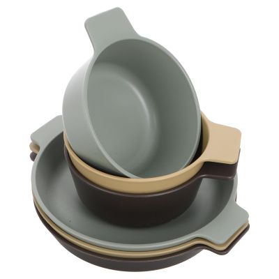 COSMOBETTY Plastic Camping Dinnerware Set, Lightweight and Portable, 1 Set