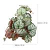 Artificial Hanging Plant for Reptile Terrariums, Green Plastic Leaf Decor view 2