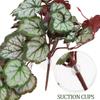 Artificial Hanging Plant for Reptile Terrariums, Green Plastic Leaf Decor view 3