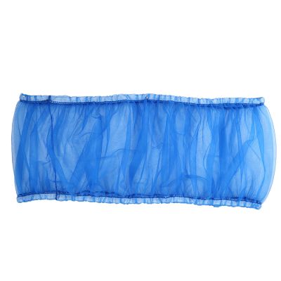MechKit Soft Nylon Mesh Bird Cage Cover and Seed Catcher, Breathable Elastic Design, Blue, 29.4 cm High