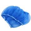 MechKit Soft Nylon Mesh Bird Cage Cover and Seed Catcher, Breathable Elastic Design, Blue, 29.4 cm High view 3