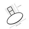 CRAFTHROU Hanging Wall-Mounted Pet Bowl Holder view 2