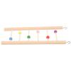 Hanging Ladder for Budgies and Parrots Made of Natural Wood view 1