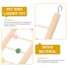 Hanging Ladder for Budgies and Parrots Made of Natural Wood view 3