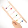 Hanging Ladder for Budgies and Parrots Made of Natural Wood view 4