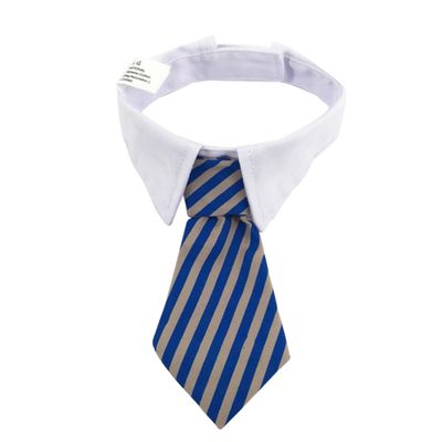 KALLORY Pet Tie - Adjustable Cotton Dog Collar and Leash
