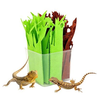 Turtle Humidifier, Artificial Plant for Simulating Humidity, Felt Snake Terrarium Humidifier for Chameleons, Geckos, Lizards, Bearded Dragons, Snakes and Tortoises