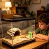 Turtle Humidifier, Artificial Plant for Simulating Humidity, Felt Snake Terrarium Humidifier for Chameleons, Geckos, Lizards, Bearded Dragons, Snakes and Tortoises view 2