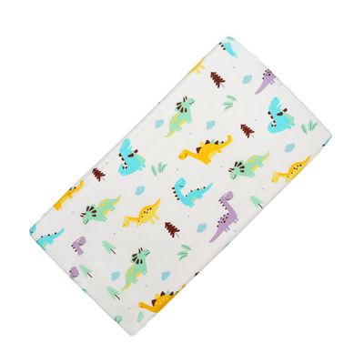 JUMPLAWN 100% Cotton Dinosaur Fitted Crib Sheet, 70 x 130 cm