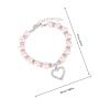 DIYEAH Adjustable Pet Collar with Beads and Heart for Cats and Dogs view 2