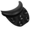 AlpenLife Basics Silicone Shampoo Bowl Cushion, Soft Neck Support with Suction Cups for Salon Hair Washing, Black, 20.1 x 19.1 cm view 1