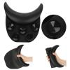AlpenLife Basics Silicone Shampoo Bowl Cushion, Soft Neck Support with Suction Cups for Salon Hair Washing, Black, 20.1 x 19.1 cm view 2