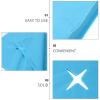 Disposable Facial Massage Pads with X-Shaped Hole, Blue, 100 Count view 3