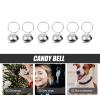 BETOOKY 24 Silver Multifunctional Metal Pet Bells for Dogs and Cats view 3