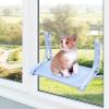 Window Hammock for Cats, Blue, PP Resin and Canvas view 3