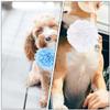 Veemoon 10-Piece Pet Decoration Polyester Dog Collar with Flowers view 4