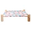 Beavorty Elevated Canvas Cat Hammock Bed, Breathable and Space-Saving view 1