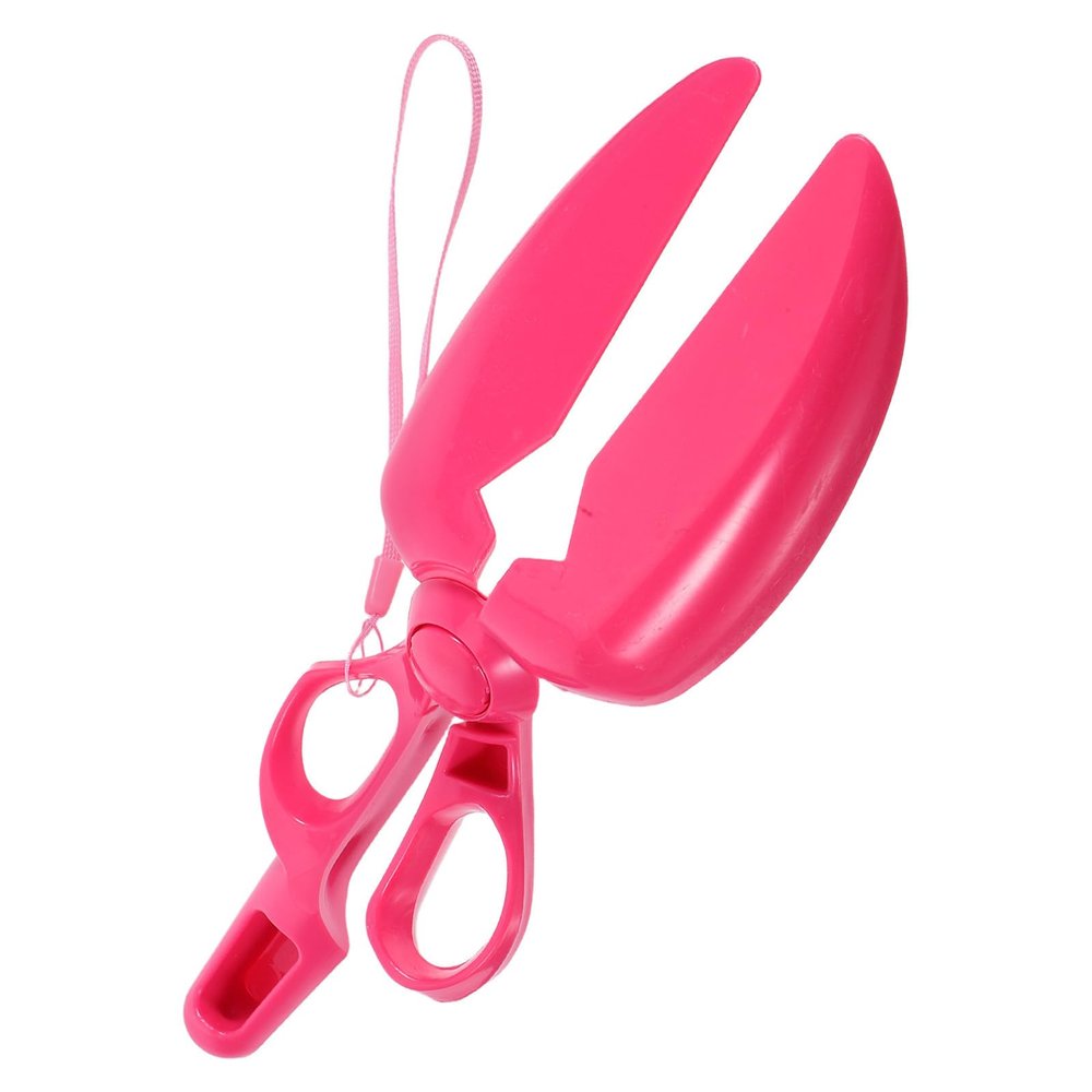 LALAFINA Scissor Pooper Scooper for Dogs, Lightweight Plastic