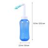 BAZEITFLOW 300 ml Plastic Nasal Rinse Bottle with Nasal Rinse Cleaner for Adults and Children, Practical Nasal Irrigator for Daily Nasal Cavity Cleaning, Random Color view 2