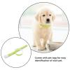 KAJNBN Adjustable Puppy ID Collars with Blank Name Tags - 100 Pack view 3