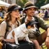 Dog Baseball Cap, Sun-Shielding Canvas view 2