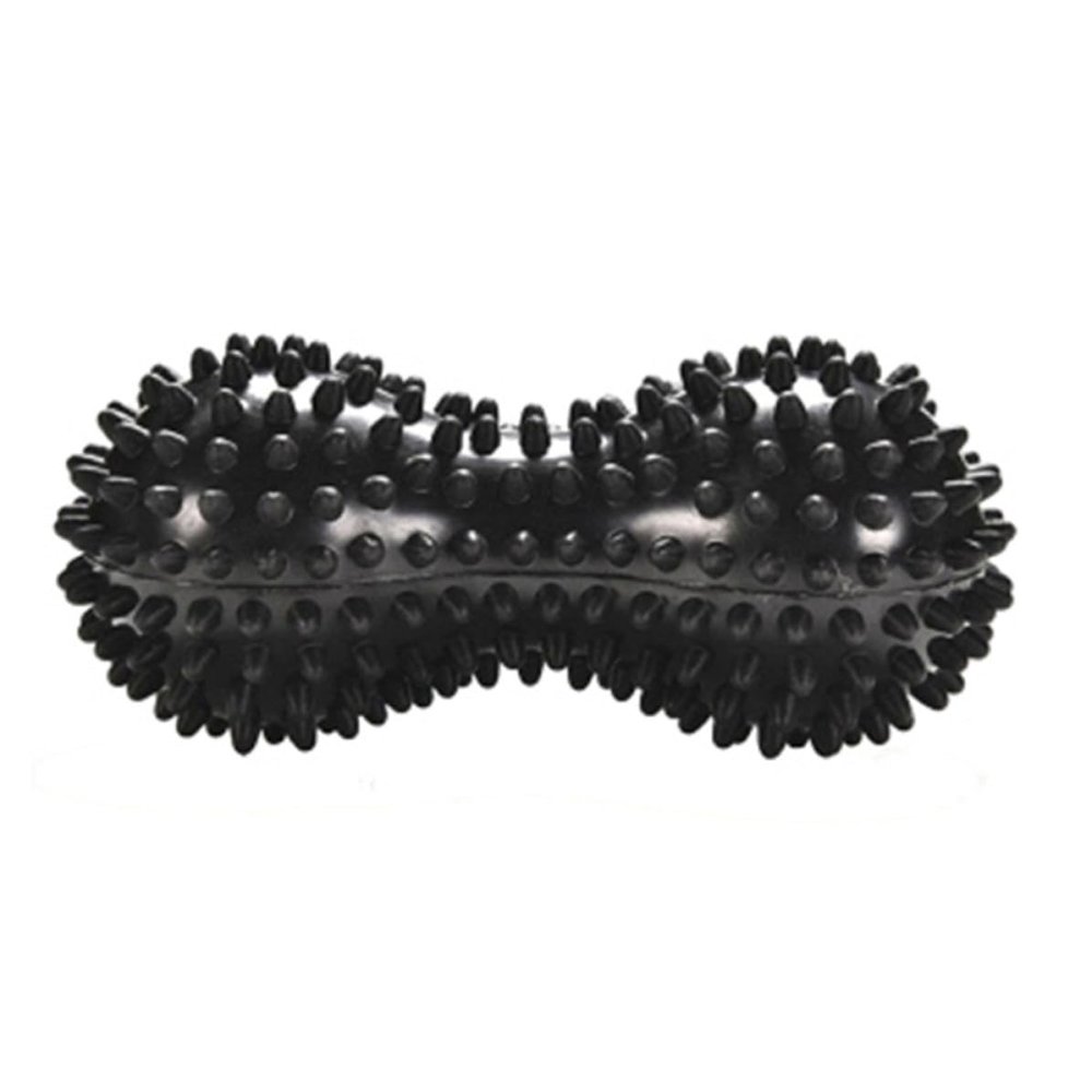 Black PVC Peanut Massage Ball for Back