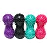 Black PVC Peanut Massage Ball for Back view 2