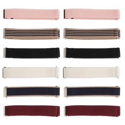 DRESSOOS 6 Pairs of Sleeve Garters for Women and Men, Stretchy Adjustable Elastic Armbands for Shirts and Long Sleeves, Non-Slip Armbands
