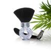 CLISPEED Pink Barber Brush, Fiber and Plastic, for Removing Hair Residue and Dust view 4