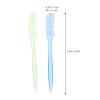 Single-Sided Eyelash and Eyebrow Comb, 100 Pieces, Plastic view 2