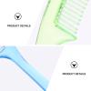 Single-Sided Eyelash and Eyebrow Comb, 100 Pieces, Plastic view 3