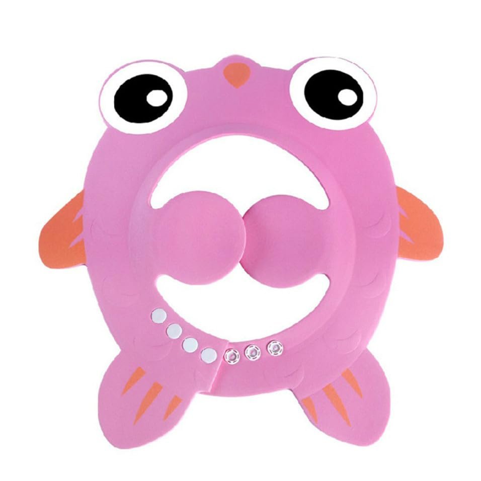 KAILIKETIY 2-Pack Elastic EVA Shower Caps with Ear Protection for Children