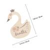 Swan-Shaped Wooden Closet Dividers for Baby Clothes view 2