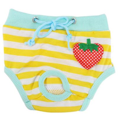 BESTOMZ Comfortable Cotton Dog Diapers for Female Dogs 1.5-8 Kg
