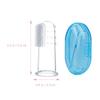 NUSITOU Silicone Finger Toothbrushes for Babies, 9-Pack with Storage Boxes view 2