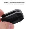 Abaodam Eyebrow Pencil Sharpeners, Black, 3-Piece Plastic Set with Four-Sided Tip view 3