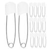 MERRYHAPY 30-Piece Baby Safety Pins, Zinc Alloy and Reusable PP, Portable Multifunctional Design view 1