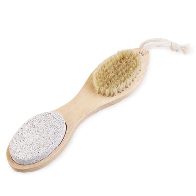 4-in-1 Foot Brush and Pumice Stone for Calluses and Nail Care